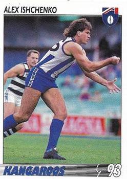 1993 Select AFL #62 Alex Ishchenko Front